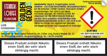 Golden Gecko Ice Aroma