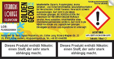 Golden Gecko Ice Flavor