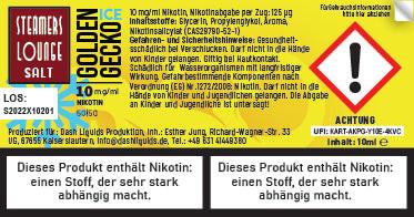 Golden Gecko Ice Salt