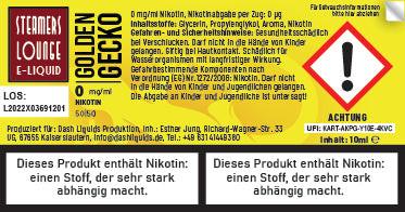 Golden Gecko Liquid
