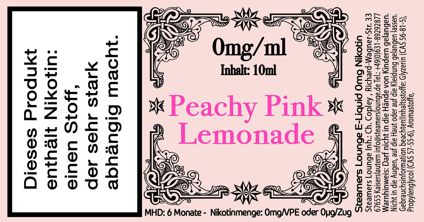 Peachy Pink Lemonade Liquid