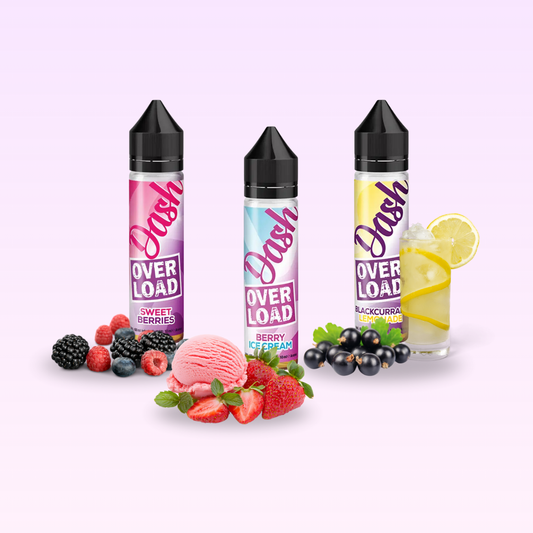 Dash Overload Longfill: Berry Bundle