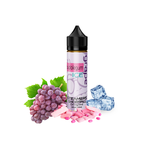 Steamers Lounge Shortfill Grape Bubblegum Ice – süßes E-Liquid mit Trauben-Kaugummi Geschmack