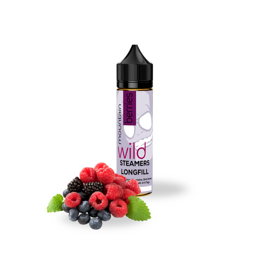 Steamers Lounge Longfill Wild Mountain Berries – fruchtiges E-Liquid mit Wald- und Bergbeeren Aroma