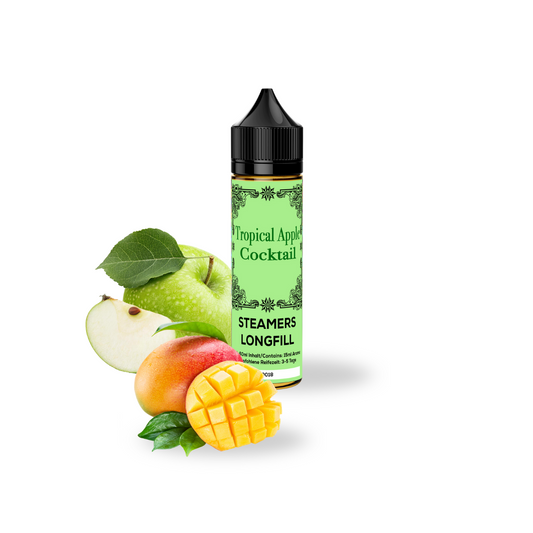Steamers Tropical Apple Cocktail Longfill E-Liquid – exotisch-fruchtiger Apfel Cocktail Aroma Mix für E-Zigaretten