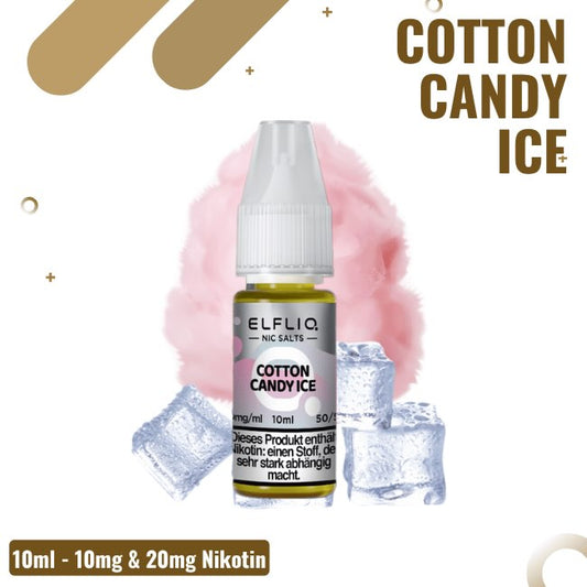 Elf Bar Elfliq Cotton Candy Ice Nic Salt Liquid mit Nikotinsalz
