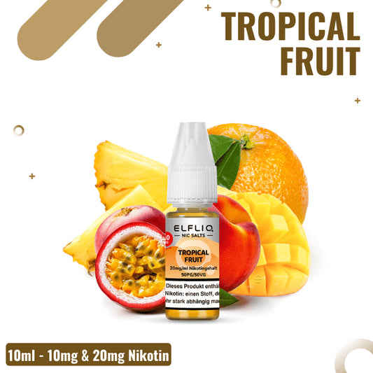 Elf Bar Elfliq Tropical Fruit Nic Salt Liquid mit Nikotinsalz