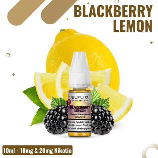 Elf Bar Elfliq Blackberry Lemon Nic Salt Liquid mit Nikotinsalz