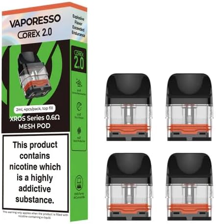 4x Vaporesso XROS Series Corex 2.0 Pod Tank Verdampfer - 2ml