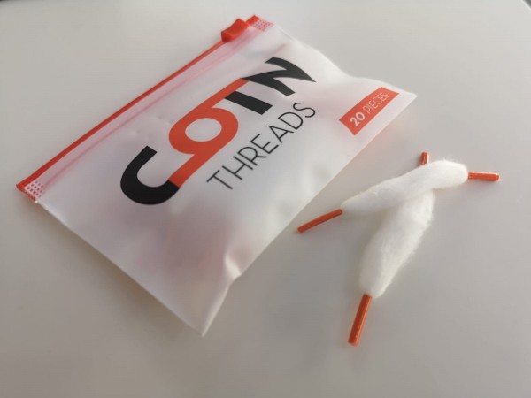 COTN Threads - Watte mit Einfädelhilfe